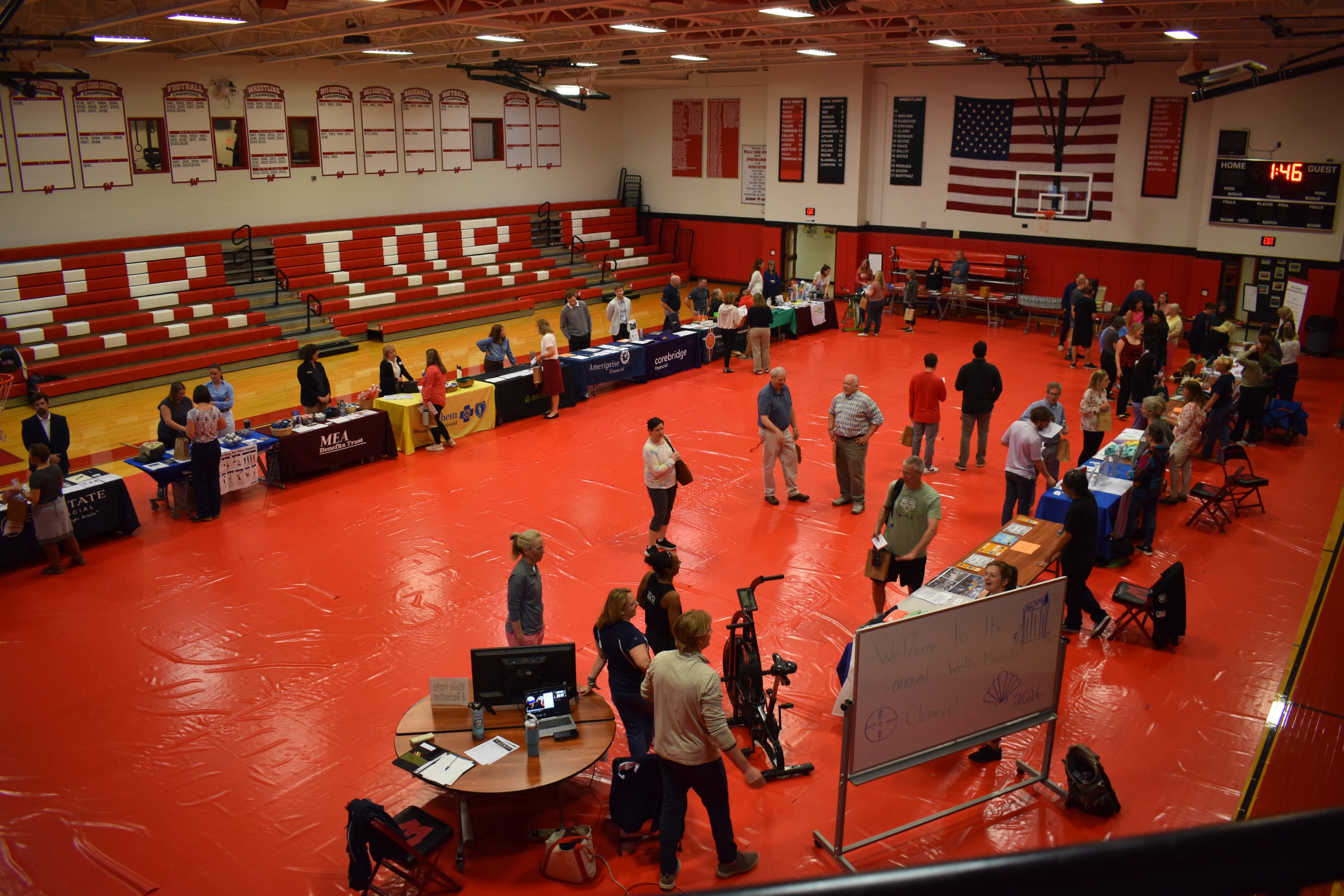 The WOCSD 2026 Staff Benefits & Wellness Fair is taking place in the Ward Gymnasium on May 6, 2026
